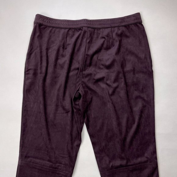 J Jill Wearever Collection‎ Velveteen Pants Women MP NWT Elastic waist Pockets - Picture 9 of 10